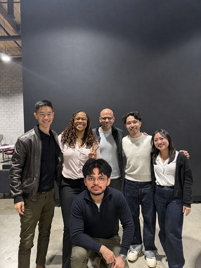 The Pactto team together in the studio